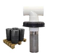 Garden Hose Inlet Filter, Pipe Inlet Filter Filter | Filter Cap or Rainwater Inlet Screen, Stainless Steel Filter with Filter Cover or Shield