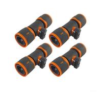 Garden Hose Inline Valve Connector with Shut Off Function, Designed to Fit Between Threaded Hose Joints for Secure Water Control