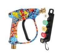 Garden Hose Nozzle - Adjustable Water Sprayer 20cm Portable Outdoor Adapter Ergonomic Pressure Washer Tool Multi-Pattern Flow Control Equipment | Dispositi