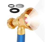 Garden Hose Nozzle - Robust & Adjustable, Pressure Cleaner Hose Attachment - For Garden Greenhouse Cleaning Plant Growing Flower Care