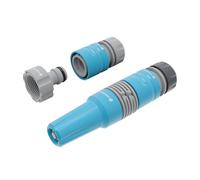 Garden Hose Nozzle Set Quick Connectors Cellfast 1/2"-5/8" Mist Jet 2 Patterns