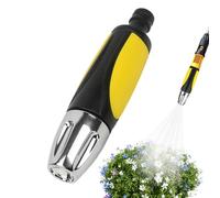 Garden Hose Nozzles - Metal Shower Attachment - High-Quality Metal Garden Hose Spray Head with 8 Adjustable Jet Types & Stopcock - For Garden Watering Lawn Plants &