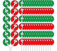 Garden Hose Palas de votación con pulgar hacia arriba, pulgares hacia abajo, para el aula, suministros para eventos, suministros de plástico, para pulgares hacia arriba, verde, rojo, sí o no, palas, v