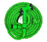 Garden Hose Pipe, Expandable Flexible Water Hose with 7 Modes Spray Gun, 3 Times Flexible Expanding Magic Garden Water Hose Pipe, Leak-Proof Retractable Stretch Hosen for Garden, Green (66FT)