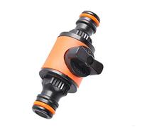 Garden Hose Pipe Joint,Quick-Release Double Male Connector,with Switches in-line Shut-Off Valves Extender,for Garden Hose Pipe Quick Connectors (1Pcs)