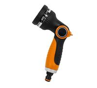 Garden Hose Pipe Spray Gun - 8 Pattern Water Nozzle with Trigger Lock - Anti-Slip Grip - Click Lock Hose Connector - Hozelock & Gardena Compatible - For Lawn Watering, Car Wash, Patio, Plants, Pets 91