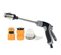 Garden Hose Power Nozzle, Garden High Pressure Hose Nozzle | Adjustable spray tool allows for a smooth transition from low pressure mode (rieg