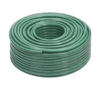 Garden Hose PVC 100m Green 3Layer Reinforced 12mm ID 15.6mm OD 1.8mm UVresistant