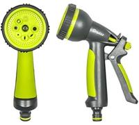 Garden Hose Ranfe of Connectors Fittings Universal Standard Hozelock Compatible Lime Male Female Threaded (Hose Gun LE5106)