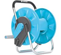 Garden Hose Reel 1/2" 45m Light Aluminium Construction Free Standing Cellfast