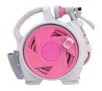 Garden Hose Reel - Portable Retractable Water Hose with Spray Nozzle, Leak Proof Compact Lightweight Mini Hose for Garden Watering, Car Washing, and Outdoor Use
