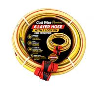 Garden Hose Reel/Pressure Washer Hose Connection/Link kit (from Washer to tap) 5 Meters of Kink Resistant 30 bar Hose and 2 Lock on Universal connectors