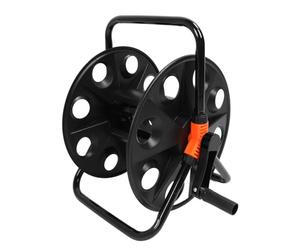 Garden Hose Reel Water Holder, Compact Hose Reel, Holds 50m Water Hose Iron and ABS Material Portable Pipe Storage Simple Design Enhance Garden Decor Made for 1/2 Inch Water Pipe