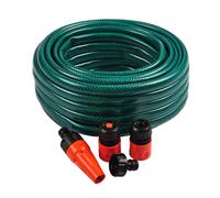 Garden Hose Set 5 Pieces Water Hose 20m 1/2 Inch Hose Irrigation Set