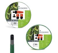 Garden Hose Set with Sprinklers Connectors Mist UV Resistant 20m 1/2'' / 3/4''