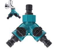 Garden Hose Splitter | Abs Quick On/Off Hose Connector | Faucet Splitter with Valve for Connecting Garden Pipes | Outdoor Spigot Adapter for Agricultural Production Public Green Spaces