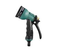 Garden Hose Spray Gun 8 Spray Patterns - Heavy Duty High Pressure Nozzle with Brass Fitting & Universal Connector for Watering, Cleaning & Car Wash