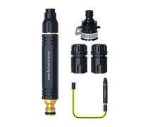 Garden Hose Spray Nozzle - Three Mode Head, Leak Proof Connector,Modern Design,Long Lasting,Quality Product | Cleaning Tool for Window Glass Bathroom Kitchen Lawn Plant Watering Adjustable Flow