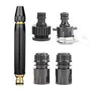 Garden Hose Spray Nozzle with Booster 3 Adjustable Spray Patterns Leak-Proof Water Spray Nozzle for Garden Hoses, for Garden, Lawn, Patio, Balcony, Car Wash and Home Cleaning