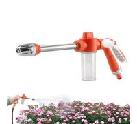 Garden Hose Sprayer Nozzle, Ergonomic Car Washing Watering Tool, Adjustable Spray Modes Leak Proof Design, Multipurpose Cleaning Sprayer for Lawn Patio Drain Stairs Pet Showering, 15.16x5.91x1.77 Inch