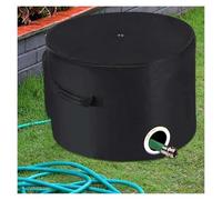 Garden Hose Storage Box Bag Holds 150 ft Hose, Water Hose Pot Bottom with Drain Holes Shields Against Sunlight, Rain, Snow