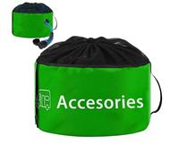 Garden Hose Storage Sack - Heavy Duty Flexible, Lightweight Adjustable, Multi-Purpose Organizer, Practical Bag Gear, Electrical Wires, Jumper Cables, Garden Accessories | for Camping RV Travel