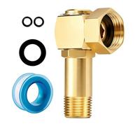 Garden Hose Swivel Adapter - Rotating Pipe Connector, Rotatable Elbow Fitting, Irrigation Replacement Accessory | Water Flow Support for Lawn Patio Backyard