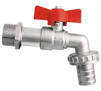 Garden Hose Tap 3/4 BSP Butterfly Handle Ball Valve Bib Water Hose Pipe