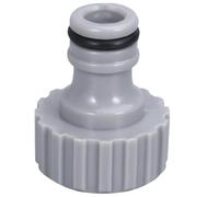 Garden Hose Tap Connector 3/4 inch,Threaded Faucet Adapter Hose Connection Set for Garden Irrigation,Grey,5 Pieces