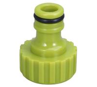 Garden Hose Tap Connector 3/4 inch,Threaded Faucet Adapter Hose Connection Set for Garden Irrigation,Green,5 Pieces