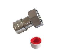 Garden Hose to Pressure Washer Adapter, 3/4” GHT to 1/4” Quick Connect, Hose and Gun Quick Connect Adapter,Stainless Steel