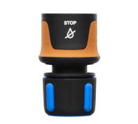 Garden Hose Water Stop Connector 13 To 15mm Soft Grip Universal Universal Fit