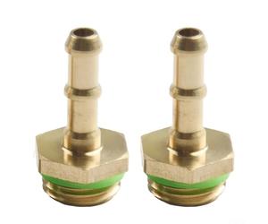 Garden Hose Watering Wand, Stainless Steel Construction with 3/8in 1/4in Adapter, Locking Lever for Continuous Use, Rotating Nozzle Fine Mist to Powerful Stream, Quick Install(2pcs 1/4in)