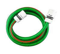 Garden hosepipe Connection kit,2m of Premium 6 Layer Garden Hose with Two Premium Universal Size Hose connectors,Ideal to Link a Garden tap to a Hose Reel or Pressure Washer