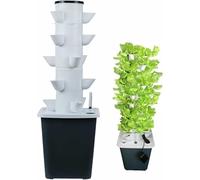 Garden Hydroponic Growing System, Hydroponics Tower onics, 15/20/25/30 Pods Grow Kit Aquaponics Planting System with Hydrating Pump, Adapter, Timer for s, Fruits and