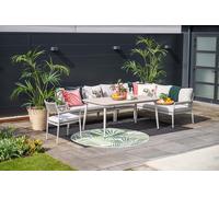 Garden Impressions Barcelona - Lounge & Dining Corner Sofa, with Table, Bench and Optional Chair - Barcelona Corner Sofa Dining Table Bench and Armchair