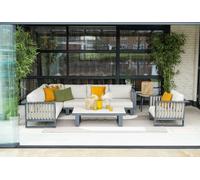 Garden Impressions Bologna Corner Lounge Set and Coffee Table - Corner Sofa Coffee Table and Armchair