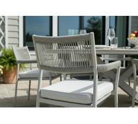 Garden Impressions Edison Natural - Eight Seater Oval Dining Suite with Barcelona Chairs - Edison280cm Dining Table with 10 x Barcelona Dining Chairs
