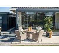 Garden Impressions Jersey 4 Seater Round Dining Suite