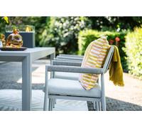 Garden Impressions Latina 6 Seater Extending Dining Table with Barcelona Dining Chairs - Latina Extending Dining Table with 8 Barcelona Chairs