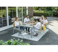 Garden Impressions Latina 6 Seater Extending Dining Table with Barcelona Dining Chairs - Latina Extending Dining Table with 6 Barcelona Chairs