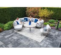 Garden Impressions Matera - Corner Sofa, Chair and High Round Table