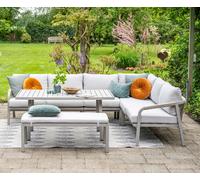 Garden Impressions Monti- Lounge Dining Corner, Table and Bench - Monti Lounge Dining with Table and Bench