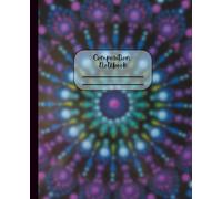Garden in Moonlight Blank Lined Composition Notebook with Guiding Principles