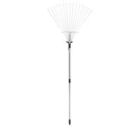 Garden in Steel Steel in Garden Steel Rake with Adjustable Head of The Adjustable Folding Grass Leaves Rake