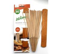 Garden Incense Sticks and Holder Set, 50 Pieces, Assorted Fragrances, Garden Strawberry, Green Apple, Sweet Cherry, Indian Sandalwood Scents