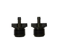 Garden Irrigation Dripper Sprinkler 8 Inch 1/2 Inch External Thread to 4/7 Mm Hose Barbed Connector Garden Mini Irrigation System Accessory Adapter (Diameter : 1/2'')