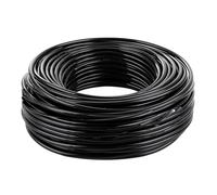 Garden Irrigation Hose, 5/8mm PE Flexible Irrigation Pipe Watering Distribution Hose for Agriculture Lawn Garden Irrigation System 8mm（1/4in） 50m(164ft)