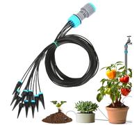 Garden Irrigation System,10-Head Automatic Quick Connect,Plant Watering Automatic Drip Irrigation Kits | for Outdoor Yard Patio Landscape Plant Flower Gardening Grow Care