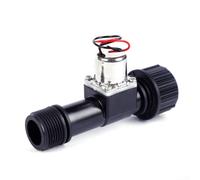 Garden Irrigation Timer Valve Low Voltage, High Flow Pulse Water Controller for Automatic Sprinkler System, Quick Connect Parts